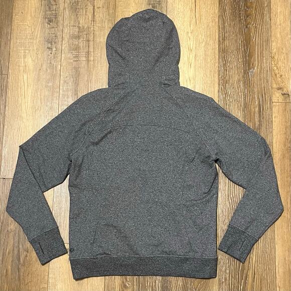Lululemon Scuba Hoodie Pullover Sweatshirt Womens Size 8 Gray Pockets Logo Cozy - Picture 8 of 11